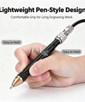 Slim Pencil Air Grinder For Precision Grinding And Detailing With 170 Mm Length And 12.4 Mm Diameter Micro Die Grinder with hand grip.