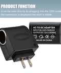 Zero Hassle Wall To Ride Power Adapter Runs Your Car Gadgets Indoors Plug Straight Into Any Home Socket Convert AC To DC smooth adapter