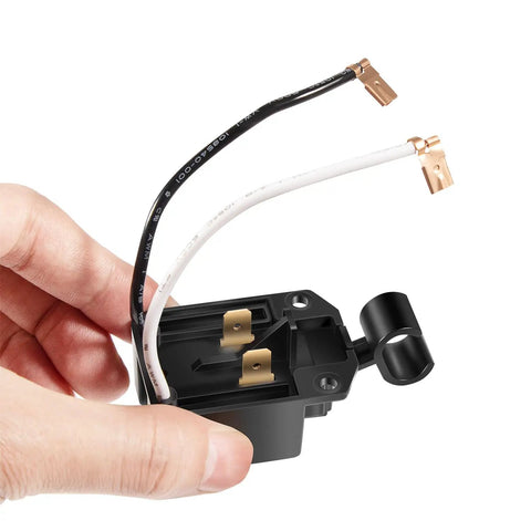 Heavy Duty Sump Pump Float Switch Replacement Compatible With Zoeller Series, showing wiring and connector for installation.