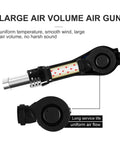 High Power Hot Air Rework Station 700W With Quick Change Nozzle Bracket, 212F To 932F Range, air gun showing airflow arrows