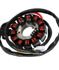 Heavy Duty 12 Volt Stator Coil Kit Slaps On 4HP To 25HP Outboard Engines Handles Kill Trims Ignition Commands No Relays Needed Smooth Wiring Setup For Marine Tiller Remotes Plug In Install Fits Outboard Rigs Keeps Boat Stays Tight All Year, 12V copper wire stator coil with cable harness