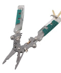 Bewinner 20 In 1 Wire Stripper Pliers With Voltage Detection, Folding Crimping Tool For Awg 20-10, showing compact design and CRV steel.