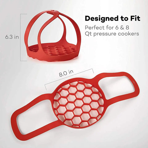 Silicone Sling Lifter Accessory For Instant Pot And Ninja Foodi Pressure Cookers Easy Lift Safe Bowls Pans Bakeware Heat Resistant
