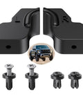 Upgraded Tailgate Rubber Bumper Cushions Kit with 4 heavy duty metal bolts for Ford F150 5.5 6.5 foot box 2015 2020