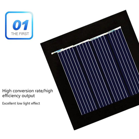 2V 100mA Portable Solar Droplet Board For Outdoor Camping And Electric Toy Chargers with high conversion rate