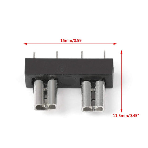 10 Pcs SL-506P Mini Blade Fuse Holder For Auto Automotive Boat Marine 32V PCB Board Compatible Easy Wire Installation