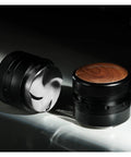 Pro Level Espresso Coffee Distributor And Tamper Set 58.35mm adjustable depth with dual textured tops for ergonomic grip.
