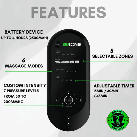 Professional Cordless Leg Compression Massager Hits The Reset Button On Post Workout Aches And Boosts Blood Flow With Quiet Rechargeable Air Boots To Get Those Fresh Legs Vibes Going Anywhere
