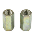 Heavy Duty Brake Line Fittings Kit Two-Way Female Connectors With Four M10 X 1 Nuts For 3/16 Inch Brake Line