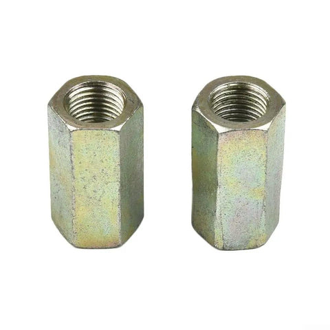 Heavy Duty Brake Line Fittings Kit Two-Way Female Connectors With Four M10 X 1 Nuts For 3/16 Inch Brake Line