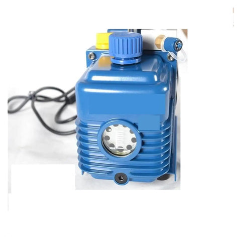 Kgkg 2l Rotary Vane Vacuum Pump For Ac R410a Repair, 7.2m3h Flow Rate, 250w Motor With Solenoid Valve, High Ultimate Vacuum Speed For Refrigerant Recovery And System Pull Down Jobs