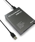 Usb 2.0 PCMCIA Card Reader For ATA PC Card And Flash Drive Gray Usb Card Adapter For Mass Storage And Flash Disk Reads PCMCIA Cards