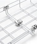100 Pack Splice Washer Kit For Mesh Wire Cable Trays Galvanized Grid Wall Clips connecting white wire grid
