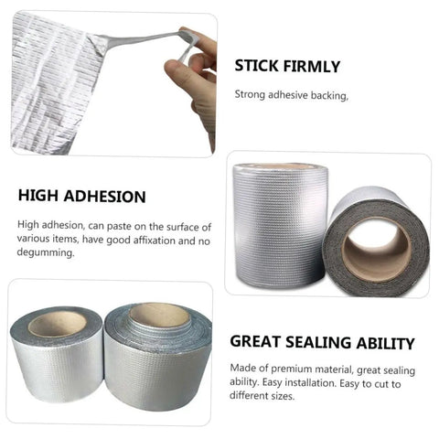 Heavy Duty Repair Tape With Super Sticky Adhesive For Leak Stopping On Flexible Pipes Roofs And Outdoor Gear Weatherproof Sealant Tape