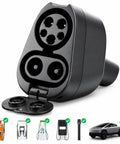 Smooth Operator CCSI And J1772 To Tesla Adapter 250KW DC Fast Charging Converter close-up view with plug design.