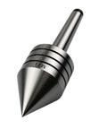 Beefy Heavy Duty Live Tailstock Center MT1 Morse Taper with 60 Degree Point for Woodworking and Woodturning, alloy steel, front view