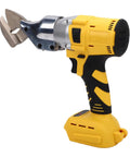 Banapoy Cordless Electric Metal Shears For 18V Battery Brushless Motor with rotating head and steel blades for HVAC cutting.