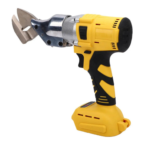 Banapoy Cordless Electric Metal Shears For 18V Battery Brushless Motor with rotating head and steel blades for HVAC cutting.
