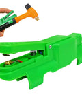 Touch Finger Button For Welding With Ergonomic Grip And Quick Release On Off Control, green and orange design