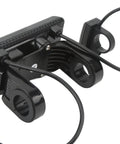 Back view of SW900 LCD Display Meter for Electric Bikes and Scooters, showing mounting parts and waterproof connector