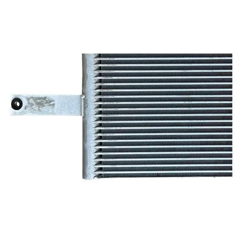 Heavy Duty Transmission Oil Cooler Fits Ford F250 F350 F450 F550 Superduty 2005 To 2007 For 6.8L 6.0L Engines close-up finned aluminum cooler