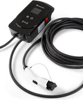 Hassle Free Level Two EV Charger 80Amp with 18.5 Ft cord and display, plug and play charging station for home use.