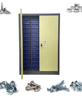 Heavy Duty Hardware Organizer With 48 Drawers And Doors Tool Cabinet Storage Box For Parts Durable Steel Cabinet For Workshop Or Garage