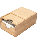 Spring Loaded Coffee Sleeve Dispenser For Homes And Restaurants Natural Bamboo Cup Sleeve Organizer Compact 9.5 Inch By 6 Inch By 3.75 Inch Holder With Wide Opening For Quick Grab Coffee Sleeves