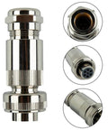 7-Pin Proportional Valve Single Connector, Metal Housing IP67 Sealed, RoHS Certified, detailed view of connector design
