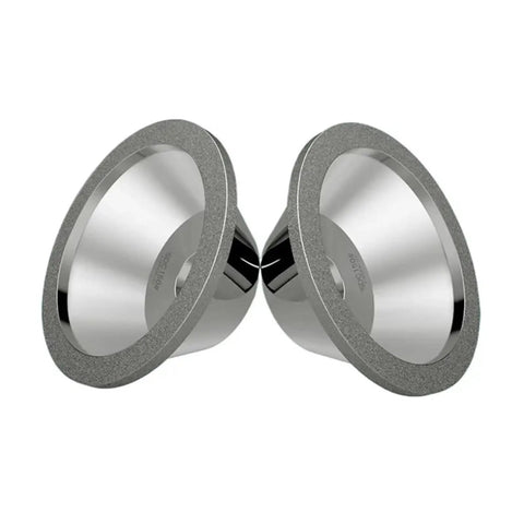 Rotary Grinding Wheel Abrasive Tool for Carbide Metal Steel and Tungsten Steel Pro Grade Beefy Performance, two wheels shown