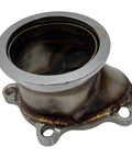 Stainless Steel 2.5 Inch V Band Clamp Flange Turbo Downpipe Adapter For T25 T28 GT25 GT28 Turbos 63mm Connector close-up