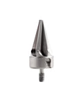 VLD Inside Chamfer And Outside Deburring Tool Set For Case Prep Reloading Hardened Steel With Threaded Handle Front View