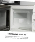 Microwave with mica heat resistant insulation plate installed inside door