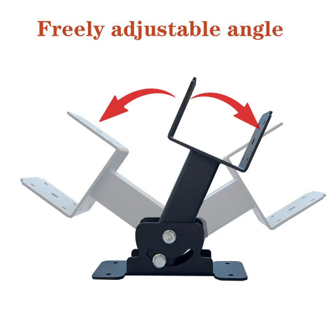 Heavy Duty Roof Riser Brackets Built Tough For Gazebo And Pergola, 4 Pack, Adjustable Saddle Roof Riser Posts, Galvanized Steel All Weather Patio Kit For 4x4 Pergolas