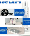 Manual Horizontal Digital Push Pull Force Tester For Tensile And Compressive Testing close-up of hand wheel and adjustable fixture
