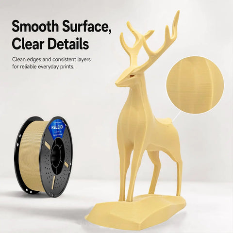 Top Shelf Pla Plus 3D Printer Filament 1.75Mm 1Kg Beige Straight Up Toughness With Kicked Up Impact Resistance And Killer Layer Bonding For Dope Reliable Prints And Real Value That Gives You Serious Bang For Your Buck On All Projects