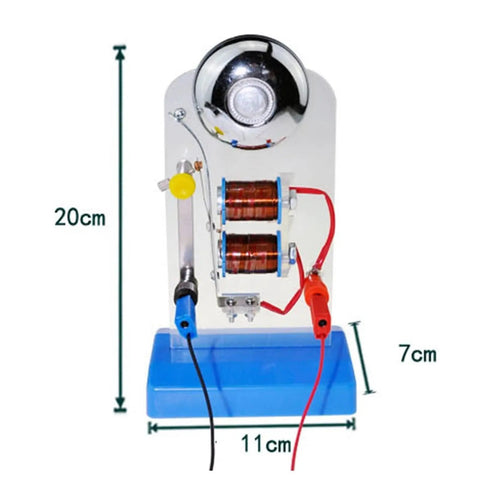 Electric Bell Demonstration Kit For Science Classrooms Hands On Electromagnet Experiment Tool Cool Teaching Aid 20x11x7cm