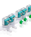 Water Inlet Valve Assembly for Washer Replacement Upgrade 5 Solenoid Leak Proof Two Threaded Ports For Hot And Cold Water Lines Fits WA45H7000AW WA48H7400AW Easy Install Direct Replacement