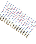 Powerful Tiny Coreless Vibration Motor Pack 15 Pieces 6mm By 14mm DC Micro Vibe Motors At 3V 14000 RPM for DIY Projects