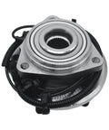 Front view of Front Wheel Bearing And Hub Assembly 513272 for Jeep Wrangler 2007-2010 with four wheel ABS, 5 lug hub.