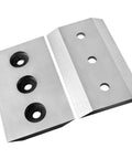 2 Pack Wood Chipper Knife Blades For BC1400 BC1500 Beefy Steel Construction Replacement Cutters With Double Edge And 30 Degree Bevel