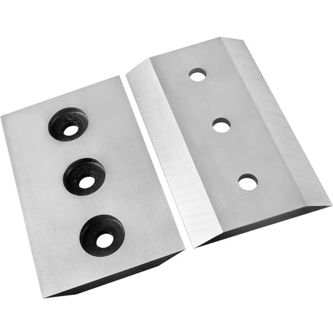 2 Pack Wood Chipper Knife Blades For BC1400 BC1500 Beefy Steel Construction Replacement Cutters With Double Edge And 30 Degree Bevel