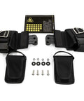 Modular Weight Pocket System Kit for Aquawing Scuba BCD, Expand Your Rig With Side Pockets, Aluminum Plate Mounts, Includes 2 Weight Pockets And D Rings, Easy Harness Attachment, Boost Buoyancy Control On Deep Dives kit components displayed