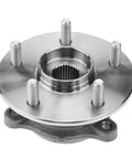 Heavy Duty Front Wheel Bearing Hub Assembly For Toyota Highlander RAV4 Prime Hybrid And Sienna With Encoder Abs 5 Lug top view with metallic finish.