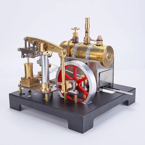 Do It Yourself Steam Beam Engine Model That Runs Full Metal Boiler Kit With Centrifugal Flyball Governor side view