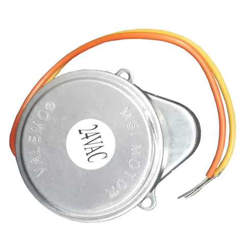 Top view of MD10 Replacement Motor For Honeywell 802360JA 24 VAC Zone Valve V8043 V8044 with wiring, 6 RPM, built to last.