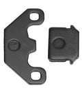 Pair of black Rear Ceramic Disc Brake Pad Set For 70cc 90cc 110cc And 125cc Chinese Pit Dirt Bikes Compatible With SSR Apollo DB27 Kayo TS90 TSD F110