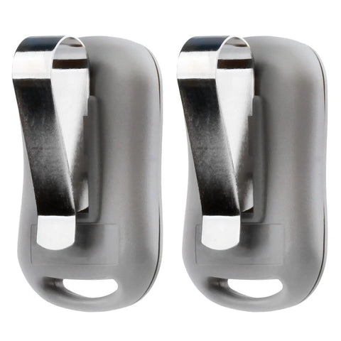 Two Pack GDR PRO Garage Door Remote Intellicode Compatible With G3T-BX G3T-R Two-Unit Set With Visor Clip back view