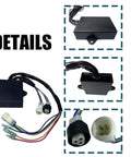 Beefed Up CDI Box Replacement For Yamaha Big Bear 350 4X4 ATV YFM350FW YFM350ER 1987 1988 With Start Solenoid Relay Ignition Coil And Spark Plug