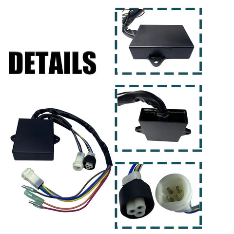 Beefed Up CDI Box Replacement For Yamaha Big Bear 350 4X4 ATV YFM350FW YFM350ER 1987 1988 With Start Solenoid Relay Ignition Coil And Spark Plug